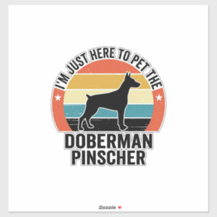 Vintage Doberman Pinscher Dog Lover Shirt Design