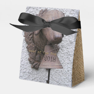 Vintage Dog Bell with Key Dog Year 2018 Favour Box