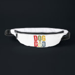 Vintage Dog Dad Paw Print Retro Typography Shirt_1 Fanny Pack<br><div class="desc">Vintage Dog Dad Paw Print Retro Typography Shirt_1</div>
