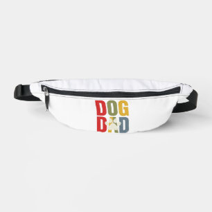 Vintage Dog Dad Paw Print Retro Typography Shirt_1 Fanny Pack