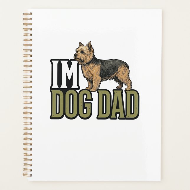 Vintage Dog Dad Terrier Engraving Shirt Design_1 (Devant)