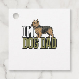 Vintage Dog Dad Terrier Engraving Shirt Design_1 Favour Tags