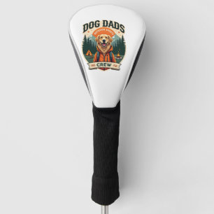 Vintage Dog Dads Outdoor Sports Crew Golden Retrie Golf Head Cover