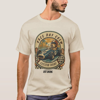 Vintage Dog Indy Race Day Shirt – Retro Racing Tee
