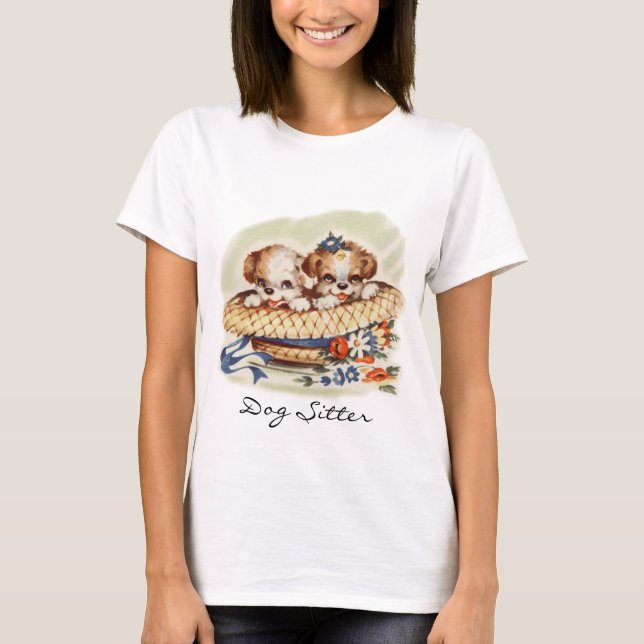 Vintage Dog Sitter T-Shirt (Front)