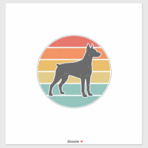 Vintage Dog Sunset Silhouette Vector Design_1