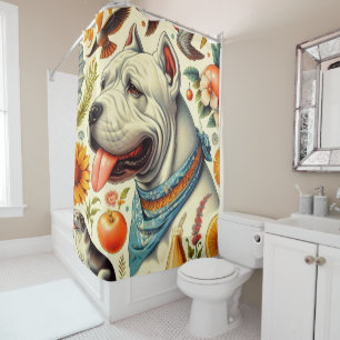 Vintage Dogo Argentino Illustration