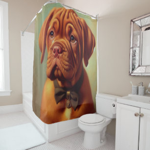 Vintage Dogue de Bordeaux Painting