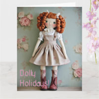 Vintage Doll Collection Redhead Clarissa Christmas