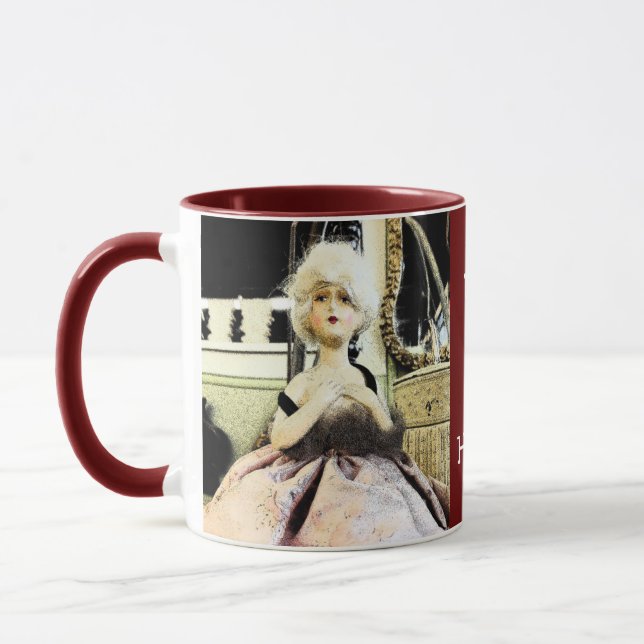 Vintage Doll - With All My Heart Mug (Left)