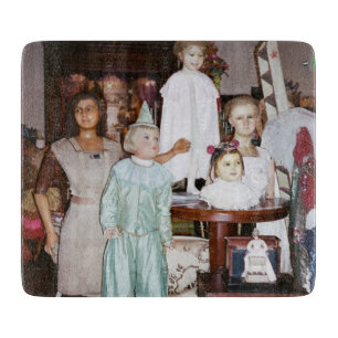 Vintage Dolls Antique Cutting Board
