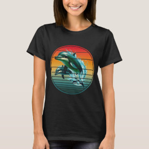 Vintage Dolphin Ocean Sea Creature Dolphins T-Shirt