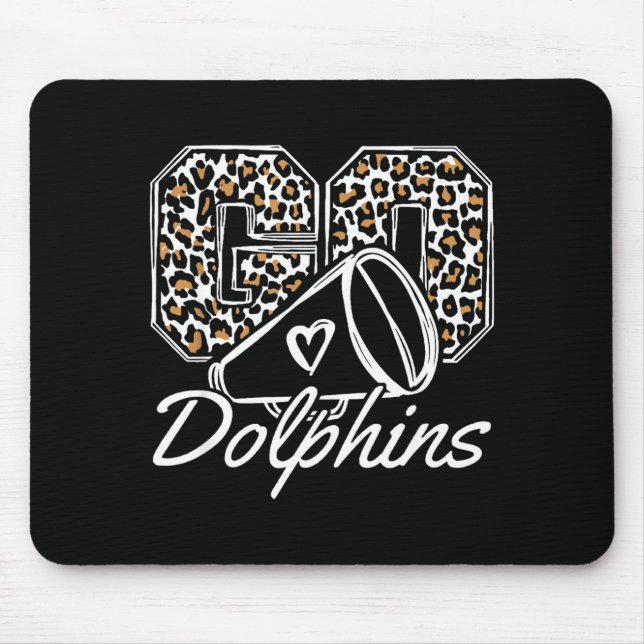 Vintage Dolphins Back To School Srit  Mouse Pad (Front)