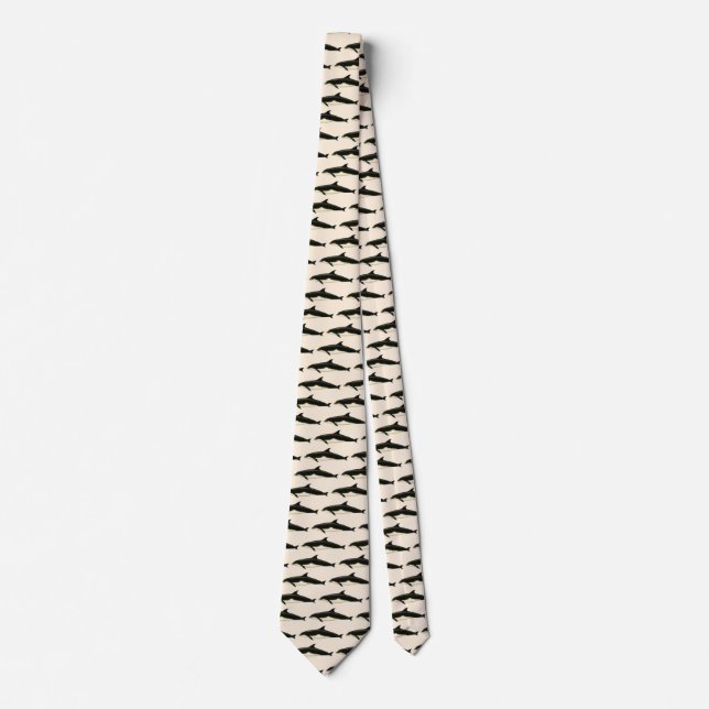 Vintage Dolphins Delphinus Tursio, Marine Mammals Tie (Front)