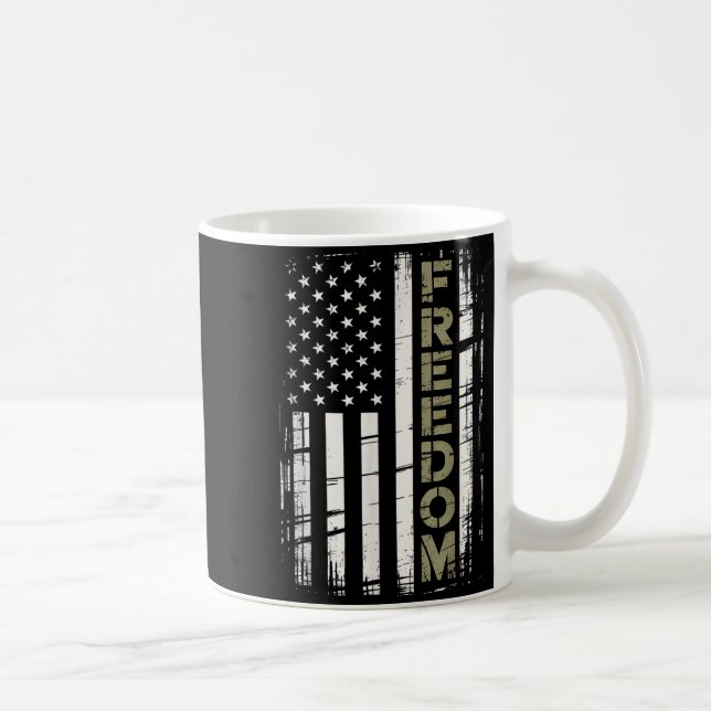 Vintage Dom American Flag  Coffee Mug (Right)