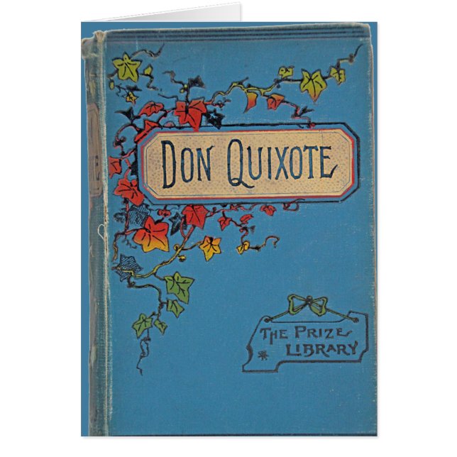 Vintage Don Quixote Book Cover (Front)