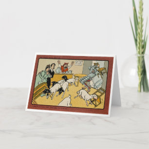 Vintage Don Quixote Greeting card