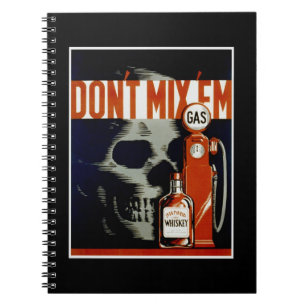 Vintage “Don’t Mix ‘Em” notebook