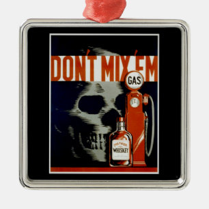 Vintage “Don’t Mix ‘Em” ornament
