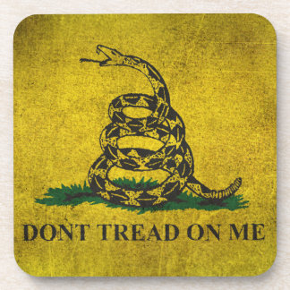 Vintage Don’t Tread on Me Gadsden Flag Coaster