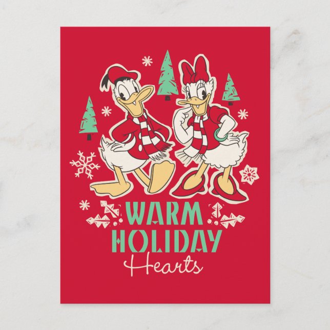 Vintage Donald & Daisy | Warm Holiday Hearts (Front)