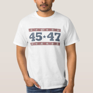 Vintage Donald Trump 2024 - 45 & 47 President T-Shirt