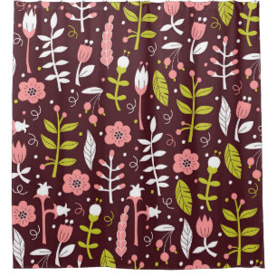 Vintage Doodle Floral Seamless Pattern