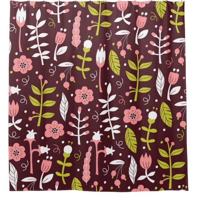 Vintage Doodle Floral Seamless Pattern (Front)
