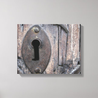 Vintage Door Lock Canvas Print