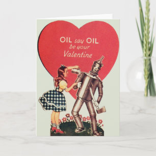 Vintage Dorothy and Tin Man Valentine's Day Card