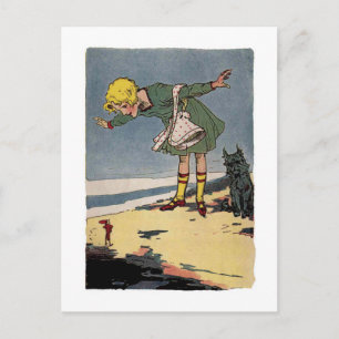 Vintage Dorothy and Toto Postcard