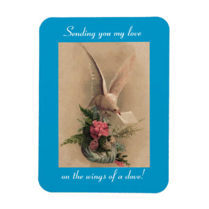 Vintage Dove Magnet