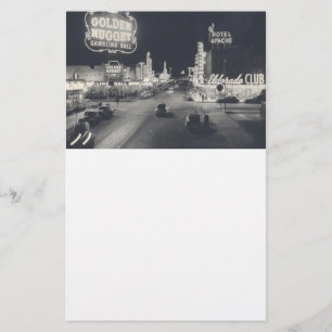 Vintage Downtown Las Vegas Stationery