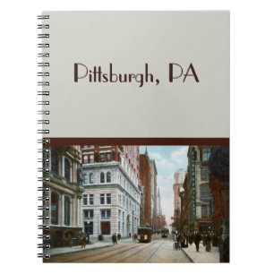 Vintage Downtown Pittsburgh Notebook
