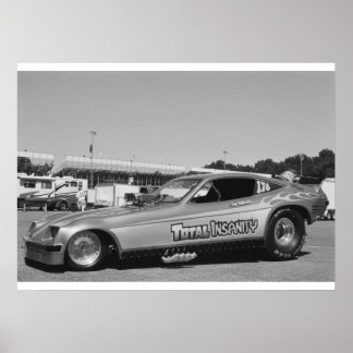 Vintage Drag - Chevy Monza Funny Car Poster