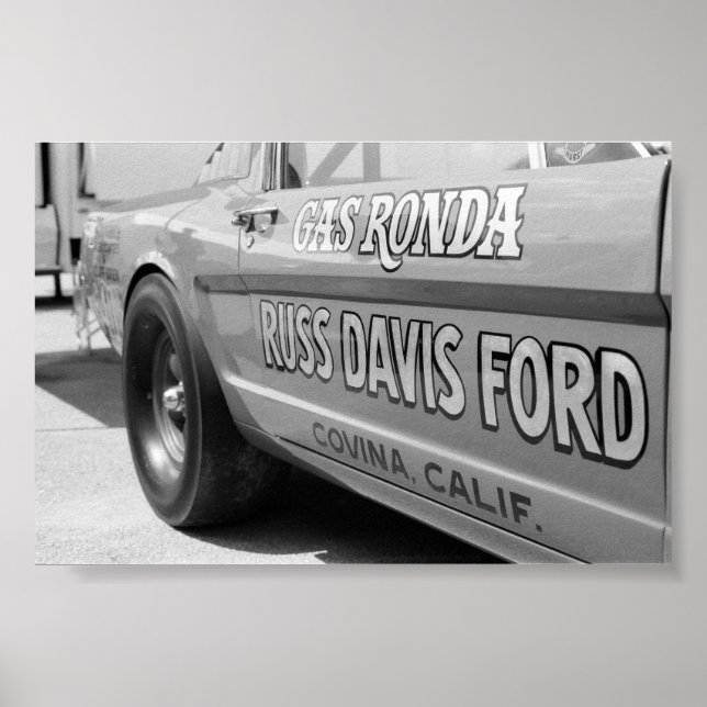 Vintage Drag - Gas Poster (Front)