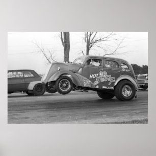 Vintage Drag - Malco Hot Setup Gasser Poster