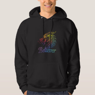 Vintage Dragon Believer - Imagine This Gift for Dr Hoodie