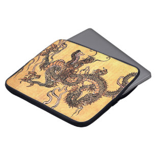 Vintage Dragon Tapestry Laptop Computer Sleeve