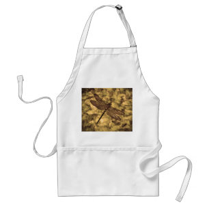 Vintage Dragonfly Art Standard Apron