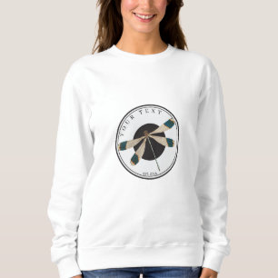 Vintage Dragonfly Distressed Entomology Monogram Sweatshirt