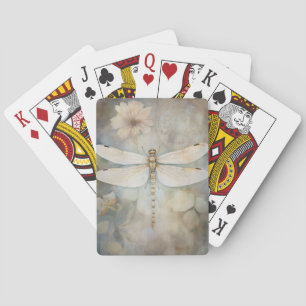 Vintage Dragonfly Playing Cards