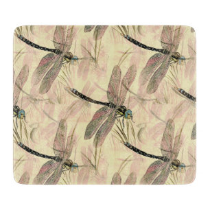 Vintage Dragonfly Print  Cutting Board
