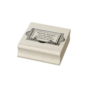 Vintage Drawer Pull Address Stamp