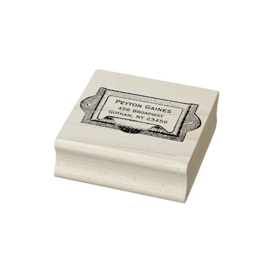 Vintage Drawer Pull Address Stamp