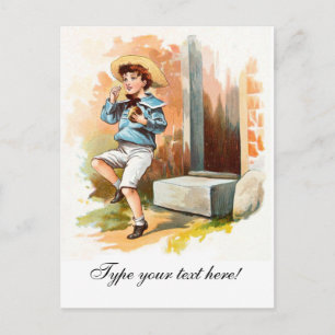 Vintage Drawing: Little Jack Postcard
