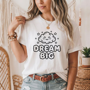 Vintage Dream Big Cloud SVG T-shirt Unisexe