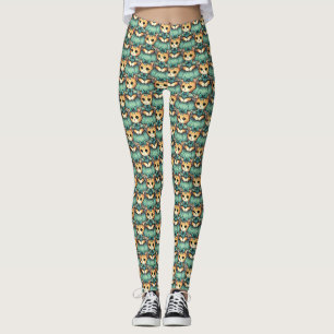 Vintage Dressed Kitten Leggings