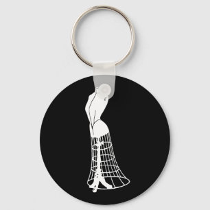 Vintage Dressform Keychain