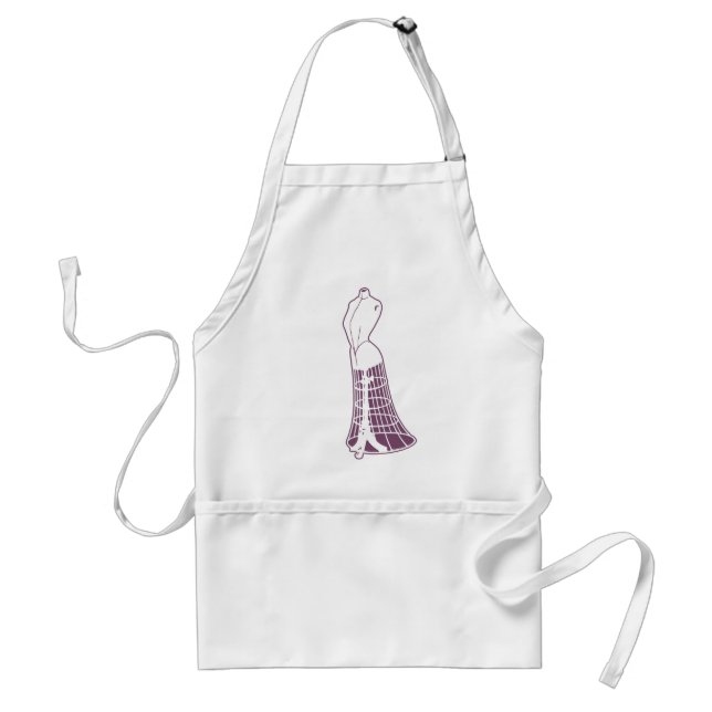 Vintage Dressform Standard Apron (Front)